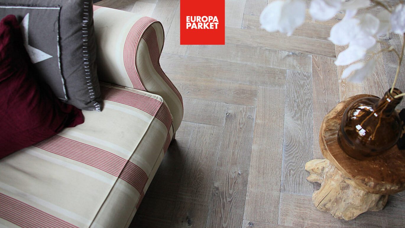 project eiken houten visgraat vloer Andes