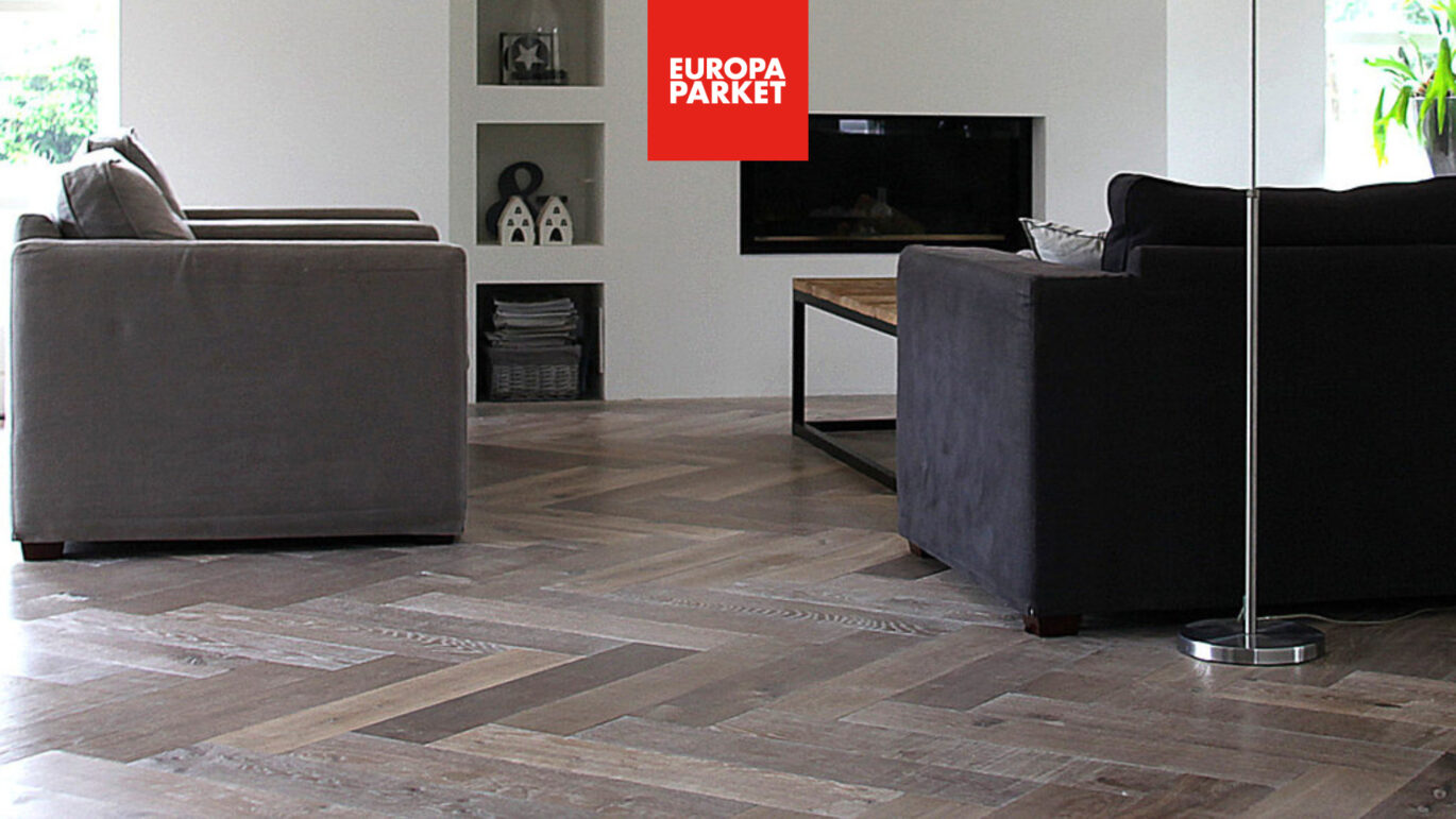 project eiken houten visgraat vloer Andes