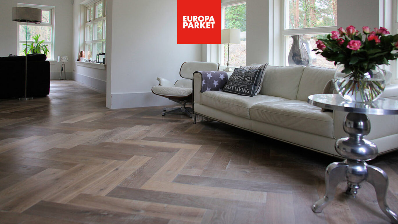 project eiken houten visgraat vloer Andes