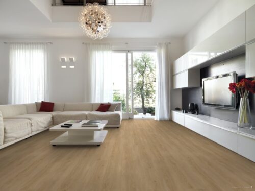Therdex pvc vloer in de woonkamer