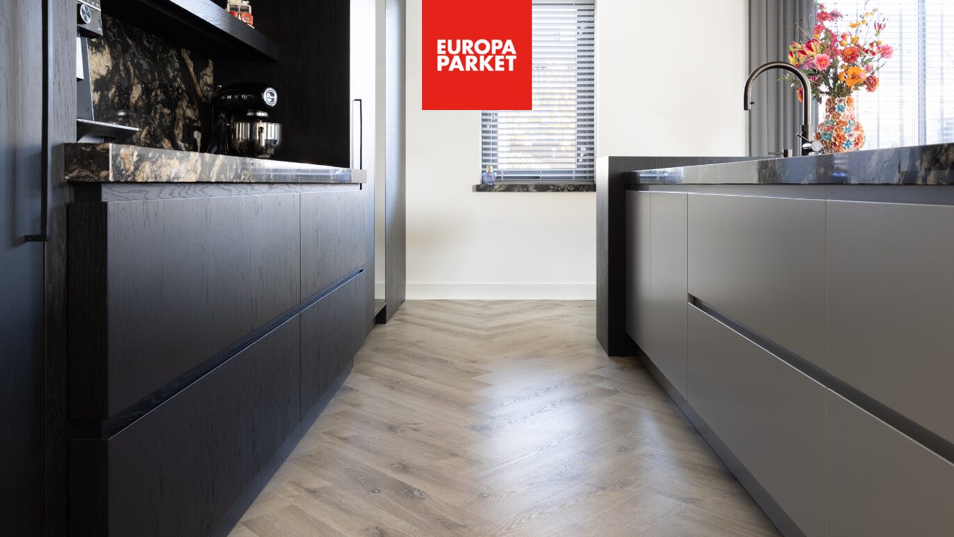 Project Therdex visgraat pvc vloer keuken