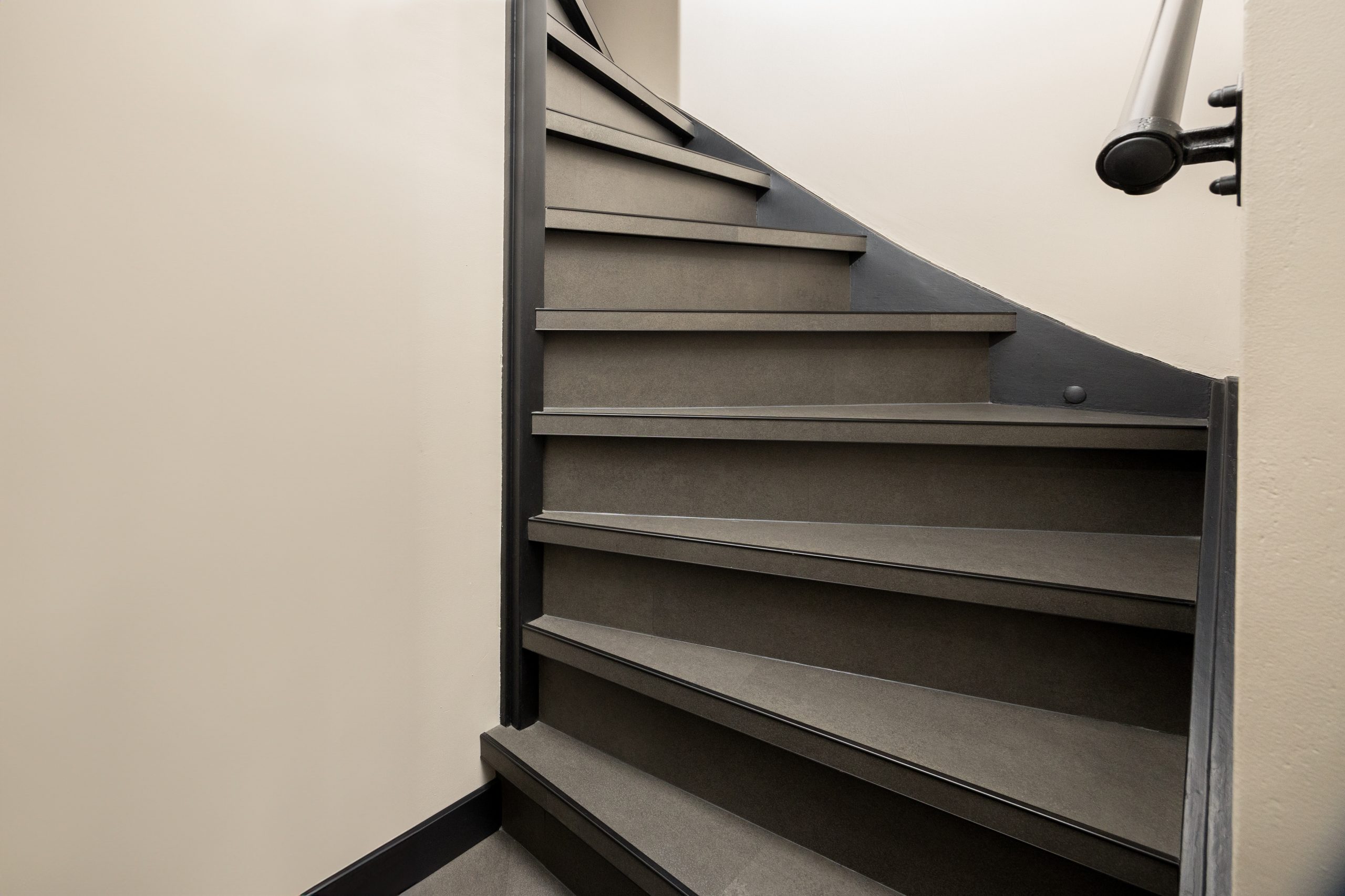 Traprenovatie pvc, betonlook