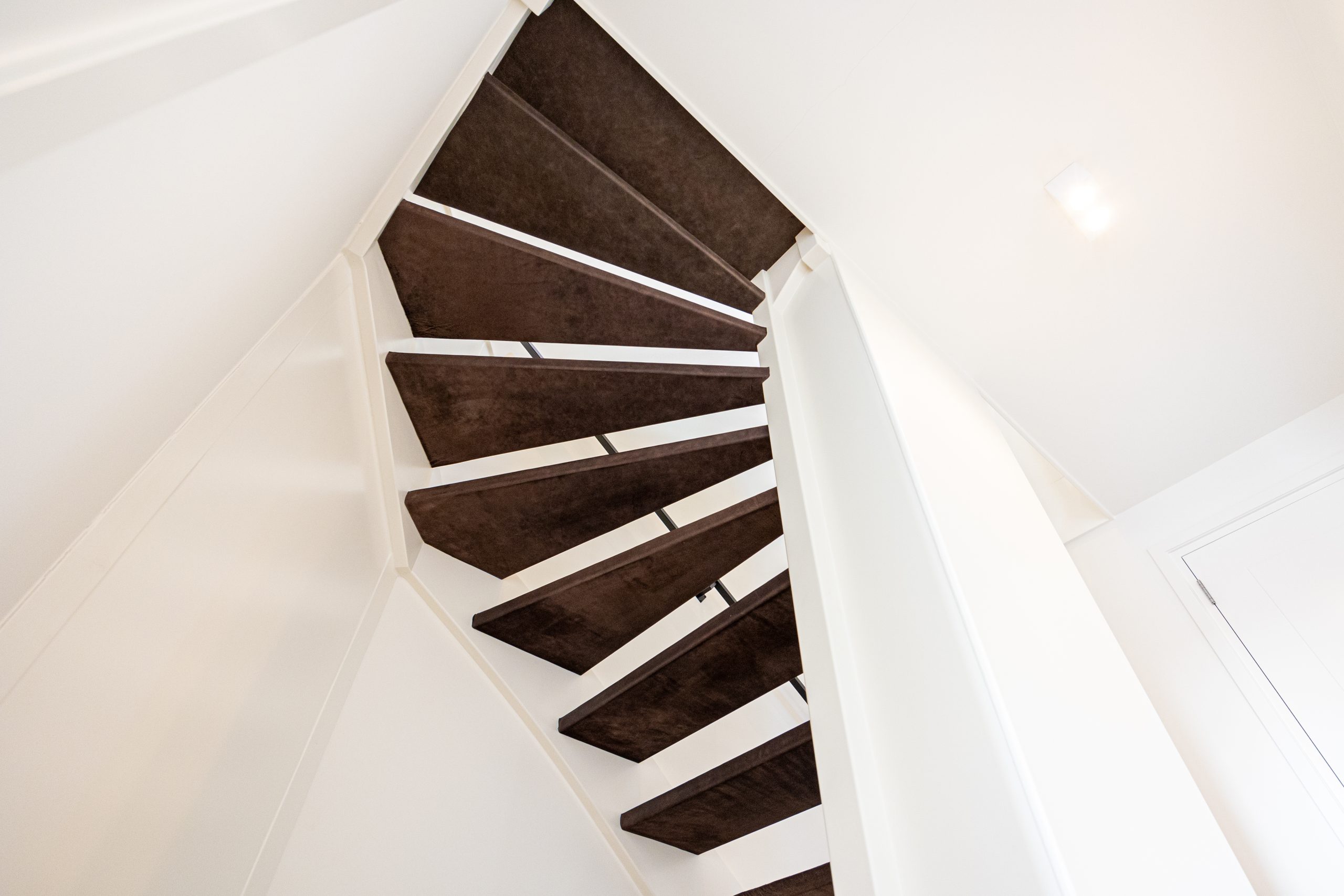 Trap renovatie leer bruin