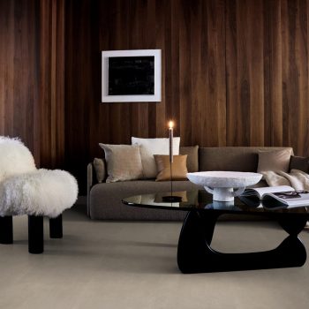 VT Wonen Basic Sandwoonkamer bruine bank met sierkussens en cosy fauteuil