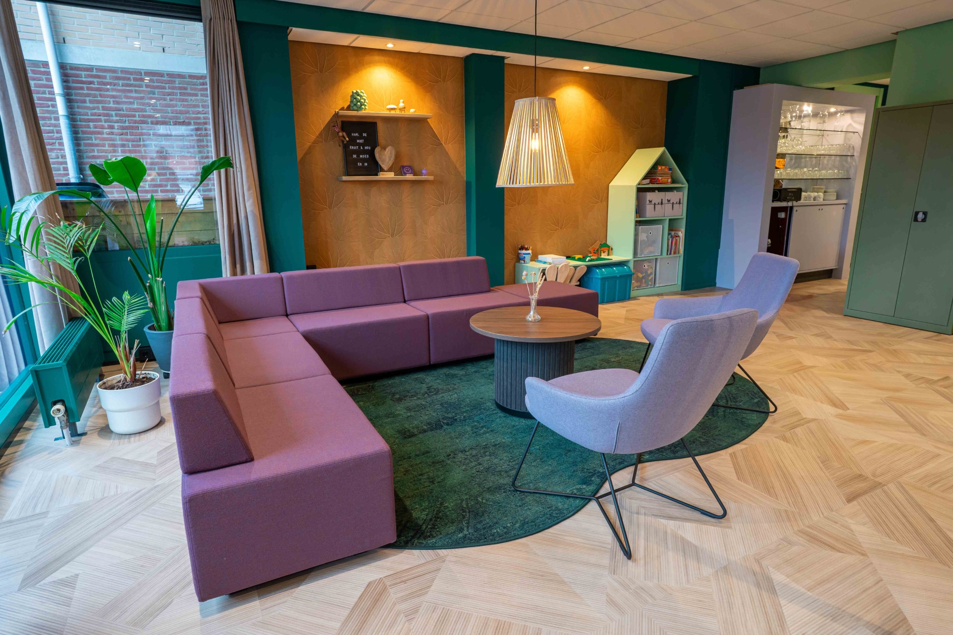 Roots Shades 62215 t buurtkwartier gezellige paarse zithoek